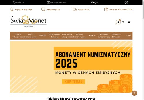 Świat Monet Sklep Numizmatyczny Patryk Żmija